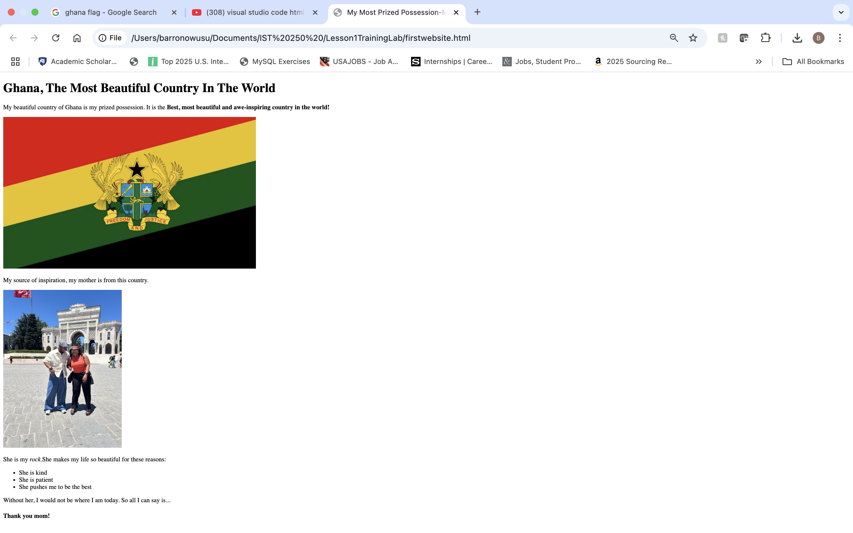 Individual Assignment 1 Screenshot